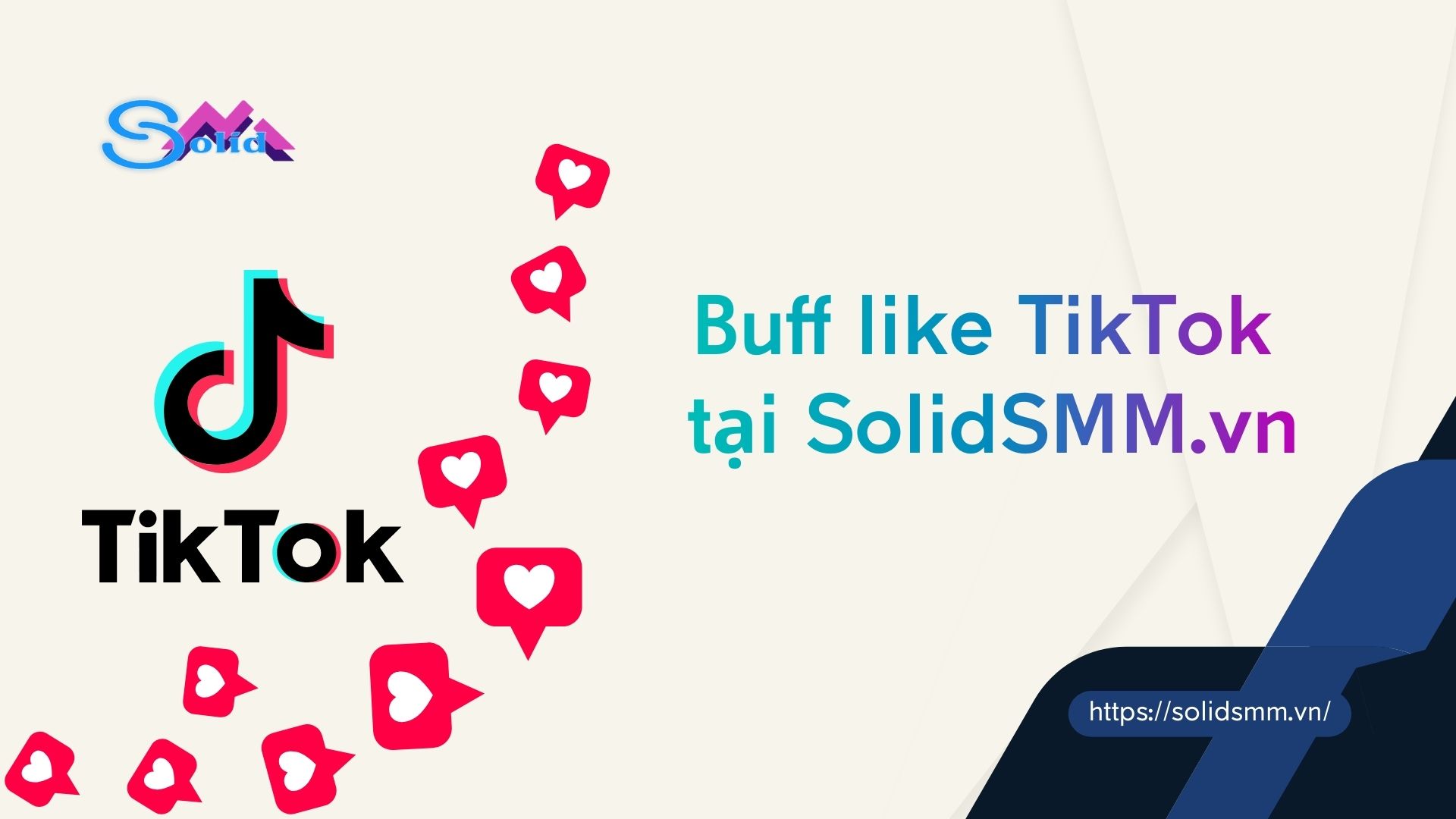 Buff like TikTok tại SolidSMM.vn